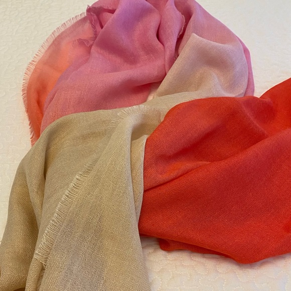 Brand new tags on, multi colored silk scarf - Picture 2 of 8